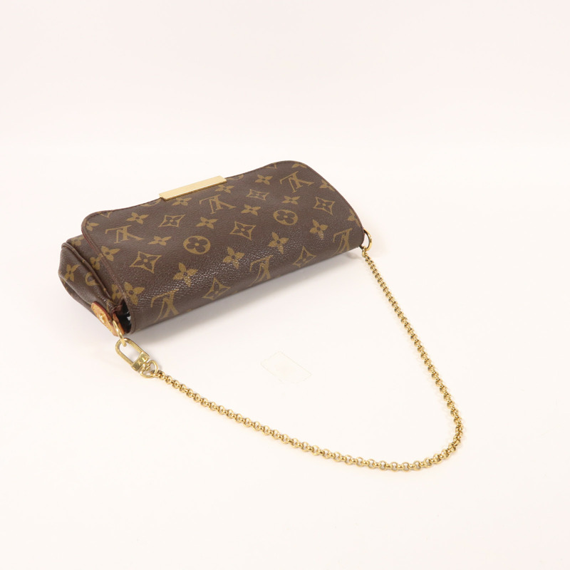LOUIS VUITTON Monogram Favourite PM金扣手挽袋-7