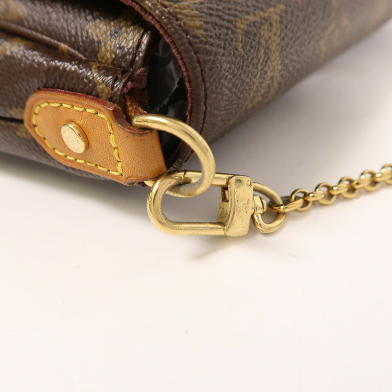 LOUIS VUITTON Monogram Favourite PM金扣手挽袋-13