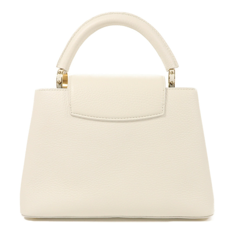 LOUIS VUITTON Taurillon Capucines BB金扣手挽肩背兩用袋-1