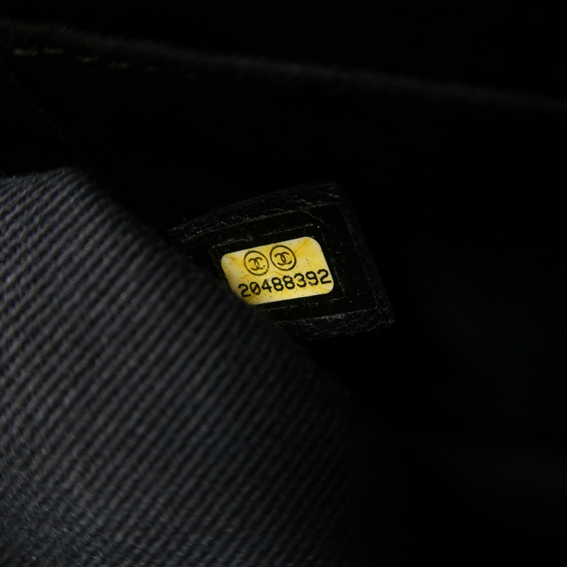 CHANEL 漆皮皮革Chain Shoulder金扣鏈帶肩背袋-7