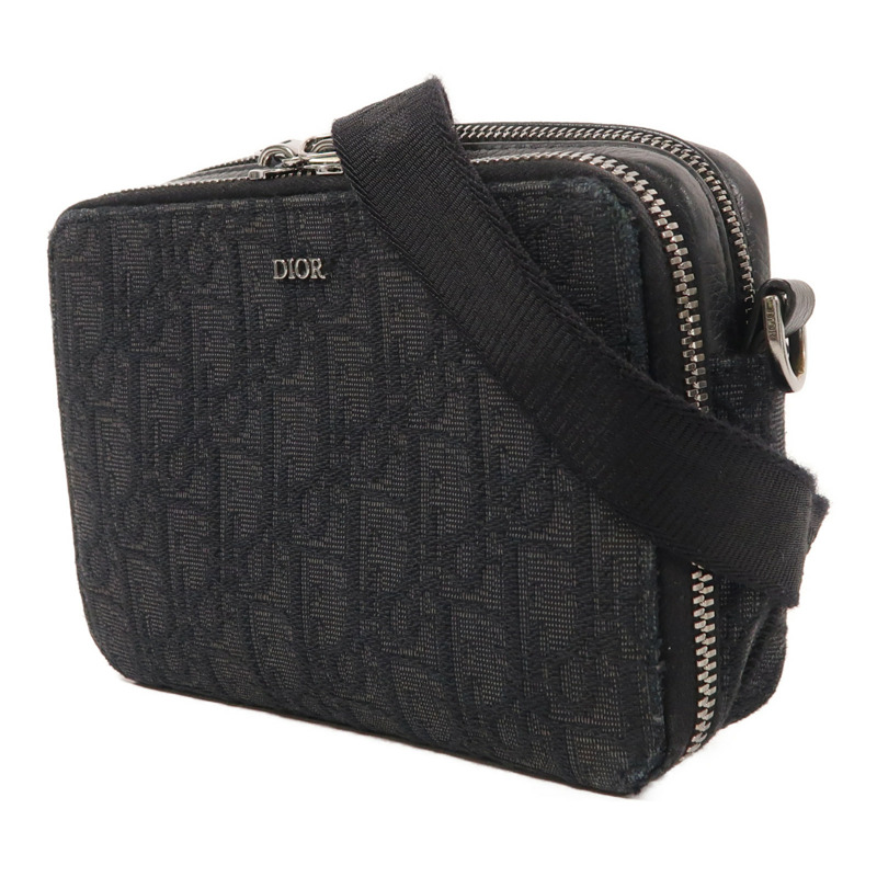 Dior 帆布Shoulder Bag銀扣肩背袋-2