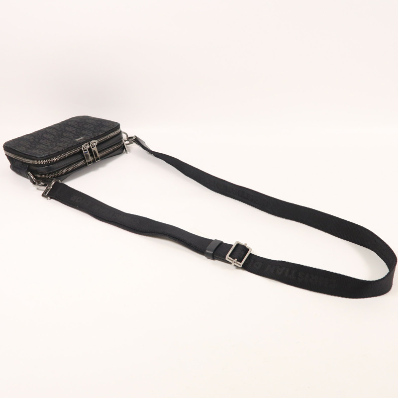 Dior 帆布Shoulder Bag銀扣肩背袋-8