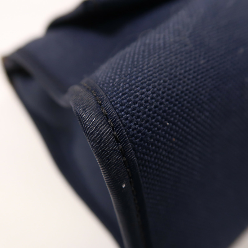 HERMES 帆布Herbag PM銀扣手挽肩背兩用袋-13