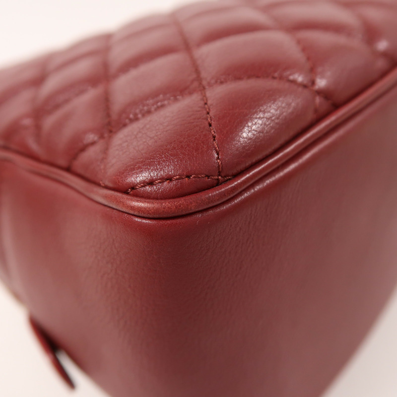 CHANEL 牛皮皮革2 Way Shoulder金扣手挽肩背兩用袋-16