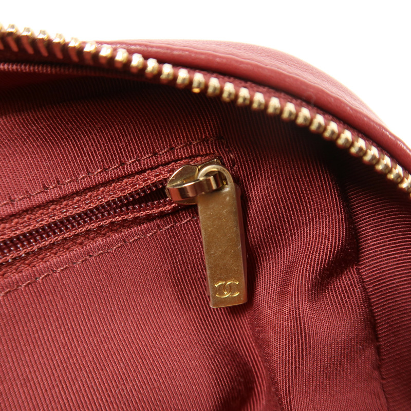 CHANEL 牛皮皮革2 Way Shoulder金扣手挽肩背兩用袋-18