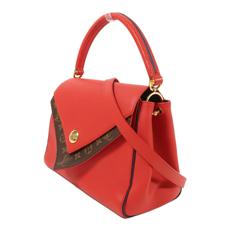 LOUIS VUITTON Monogram Double V金扣手挽肩背兩用袋-2