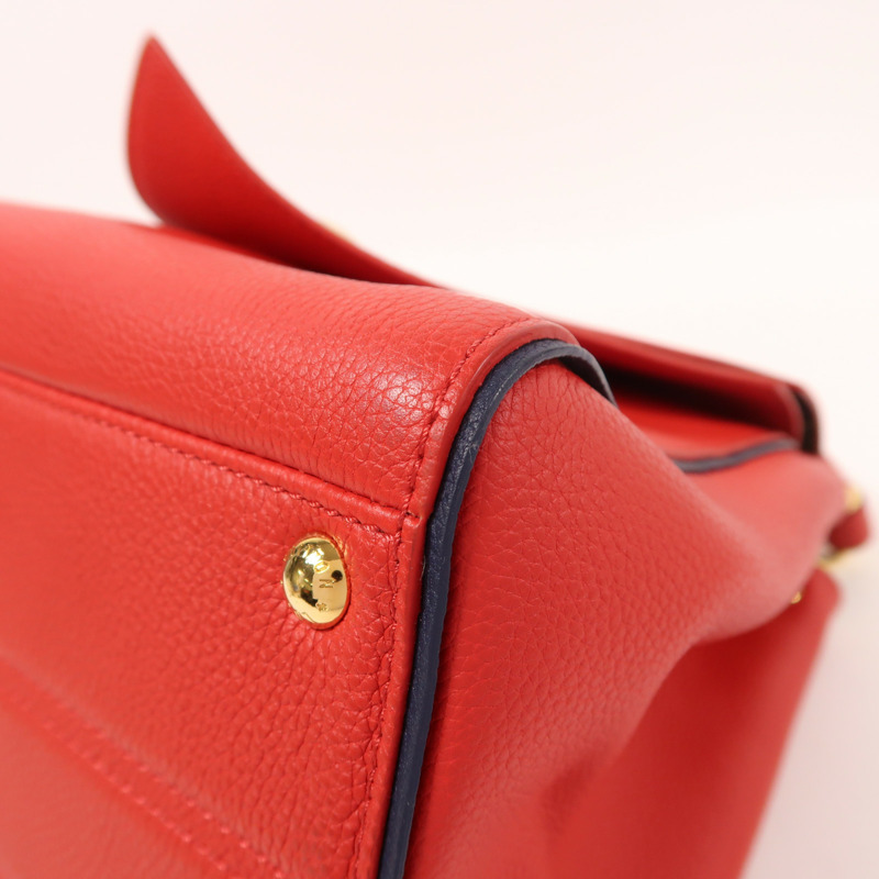 LOUIS VUITTON Monogram Double V金扣手挽肩背兩用袋-9