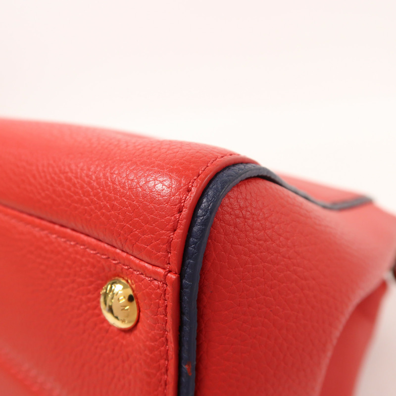 LOUIS VUITTON Monogram Double V金扣手挽肩背兩用袋-11