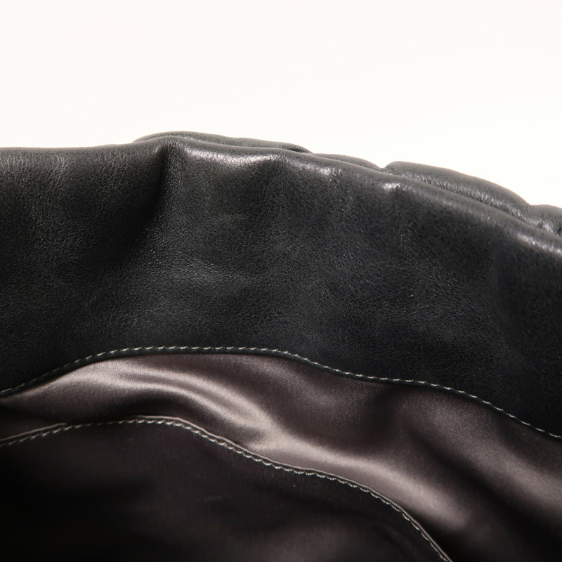 CHANEL 羊皮皮革Shoulder Bag銀扣肩背袋-15