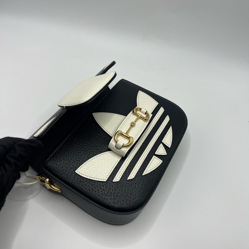 Gucci 古驰Adidas联名款单肩斜挎包-5