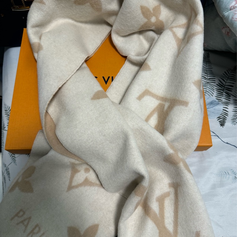 LV M78123 Reyk javik山羊絨圍巾-2