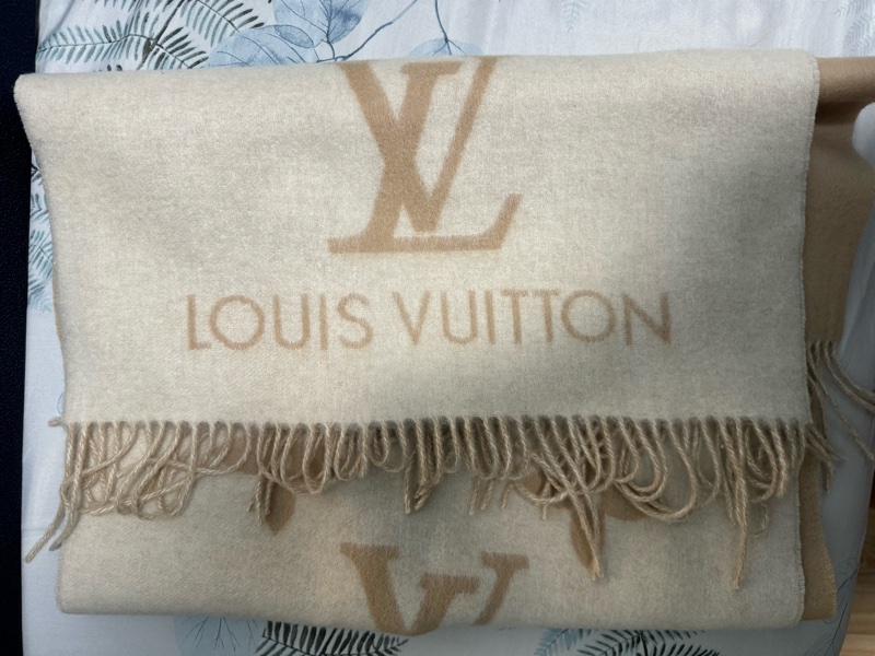 LV M78123 Reyk javik山羊絨圍巾-7