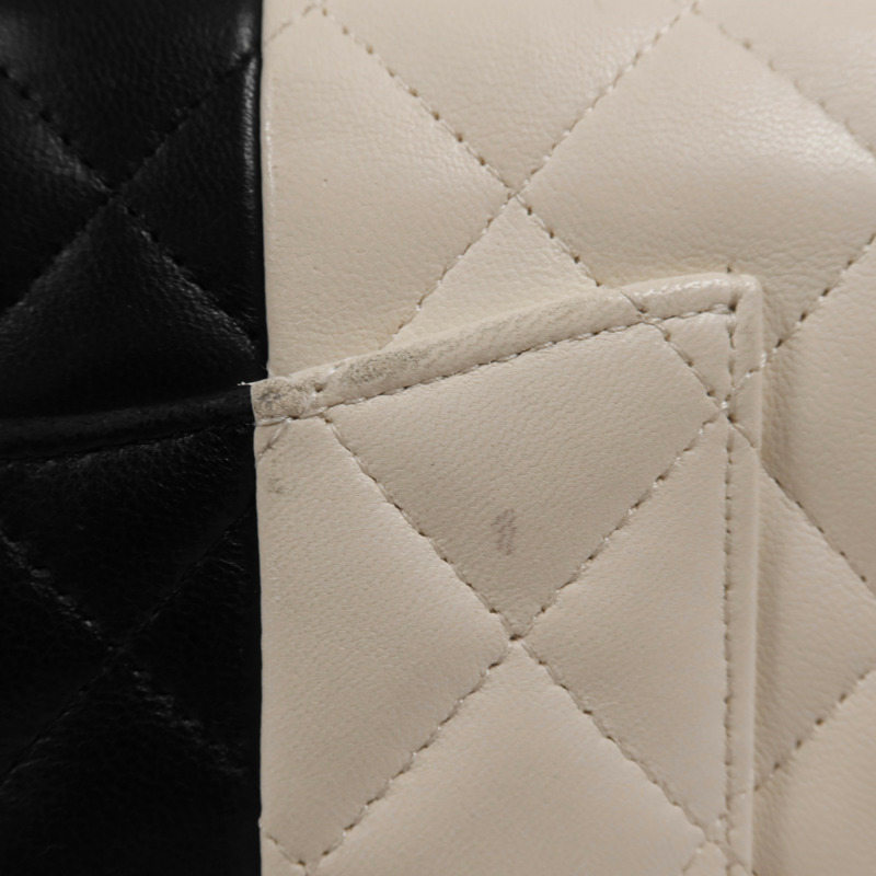 CHANEL 牛皮皮革Chain Shoulder金扣鏈帶肩背袋-16