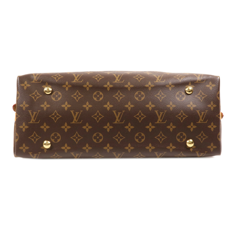 LOUIS VUITTON Monogram Carry All MM金扣肩背袋-3