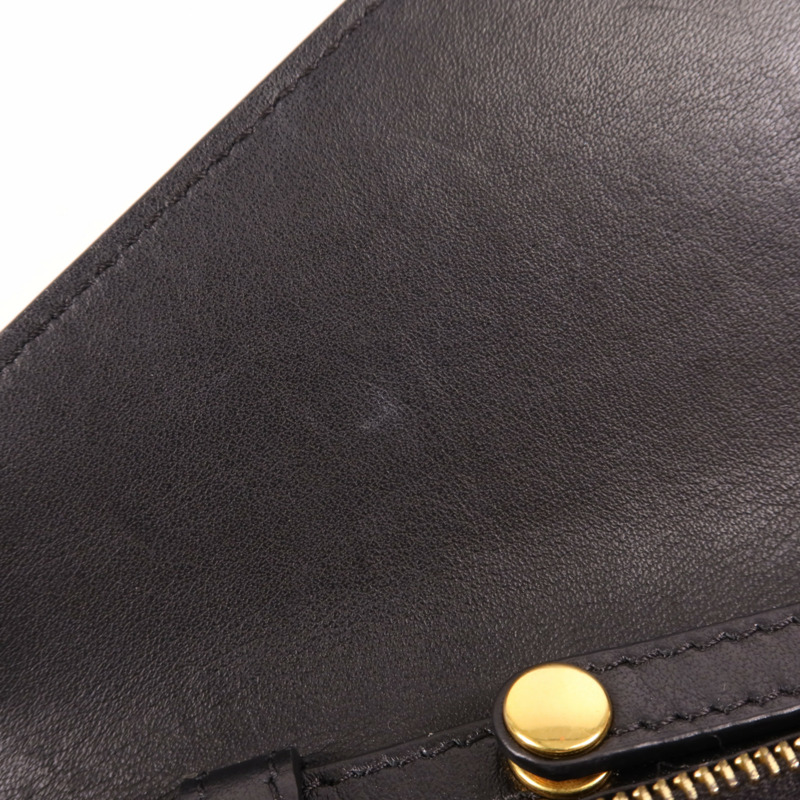 CELINE 牛皮皮革Chain Shoulder金扣鏈帶肩背袋-14