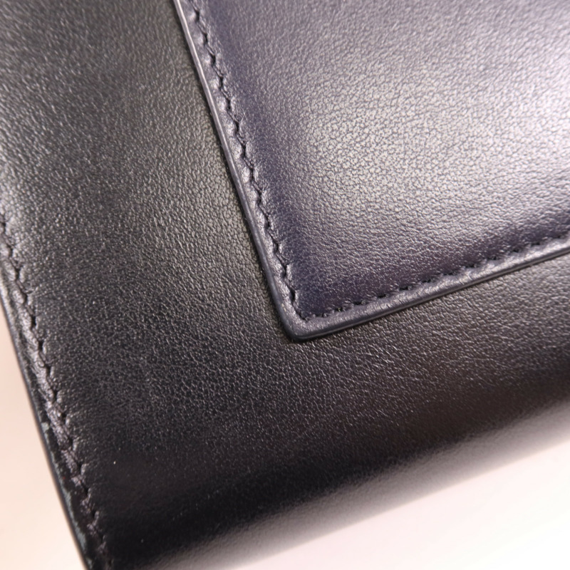 CELINE 牛皮皮革Chain Shoulder金扣鏈帶肩背袋-17