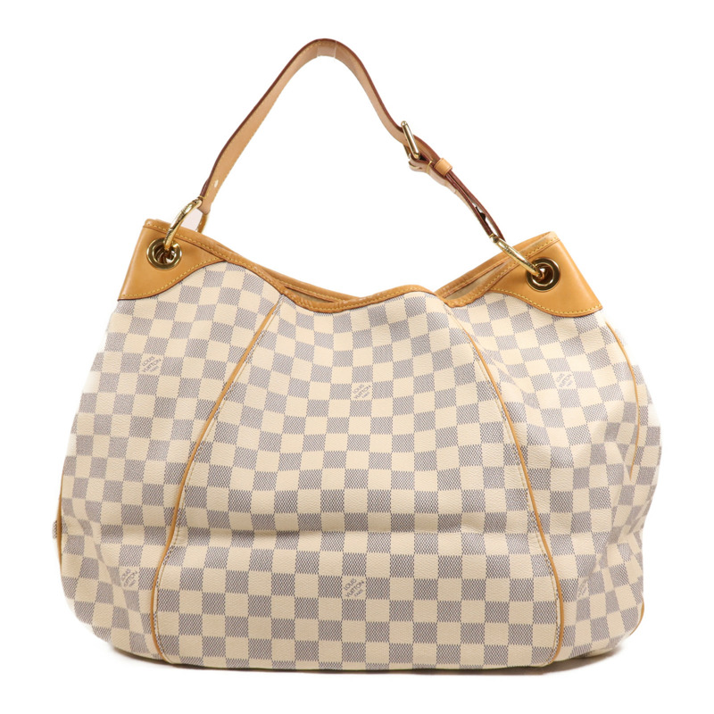 LOUIS VUITTON Damier Azur Galliera GM金扣肩背袋-1