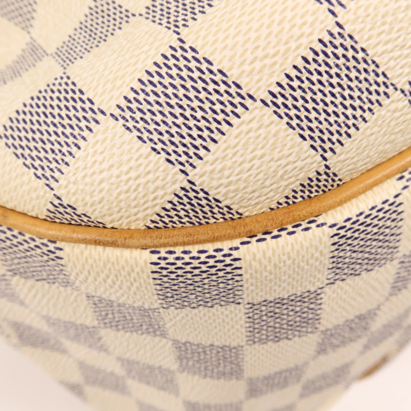 LOUIS VUITTON Damier Azur Galliera GM金扣肩背袋-10