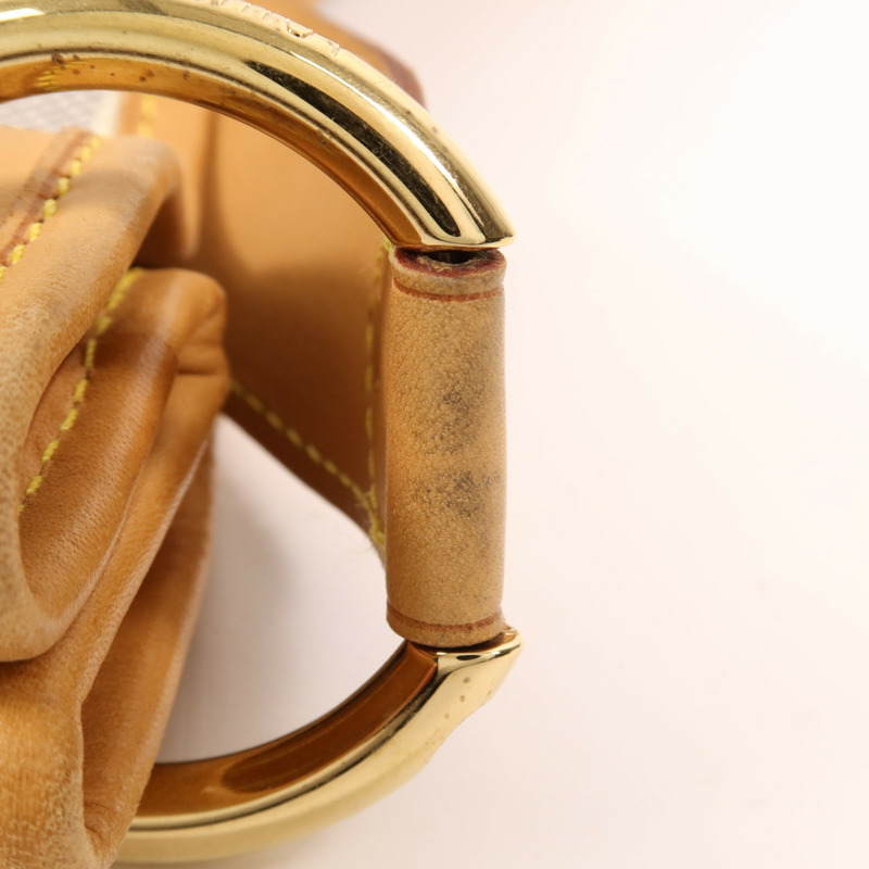 LOUIS VUITTON Damier Azur Galliera GM金扣肩背袋-15