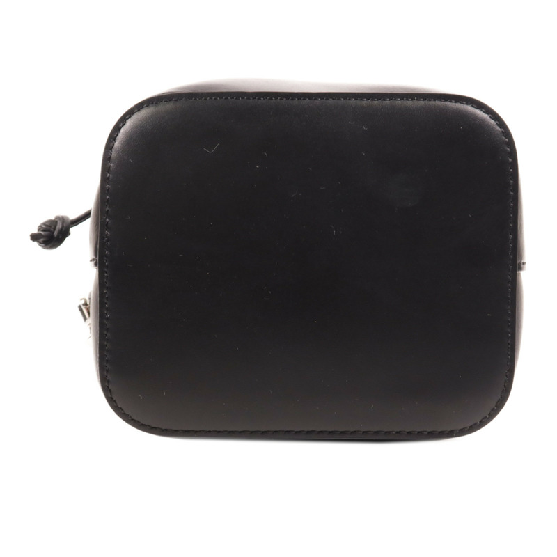 FENDI 牛皮皮革Mon Tresor Mini銀扣手挽肩背兩用袋-3