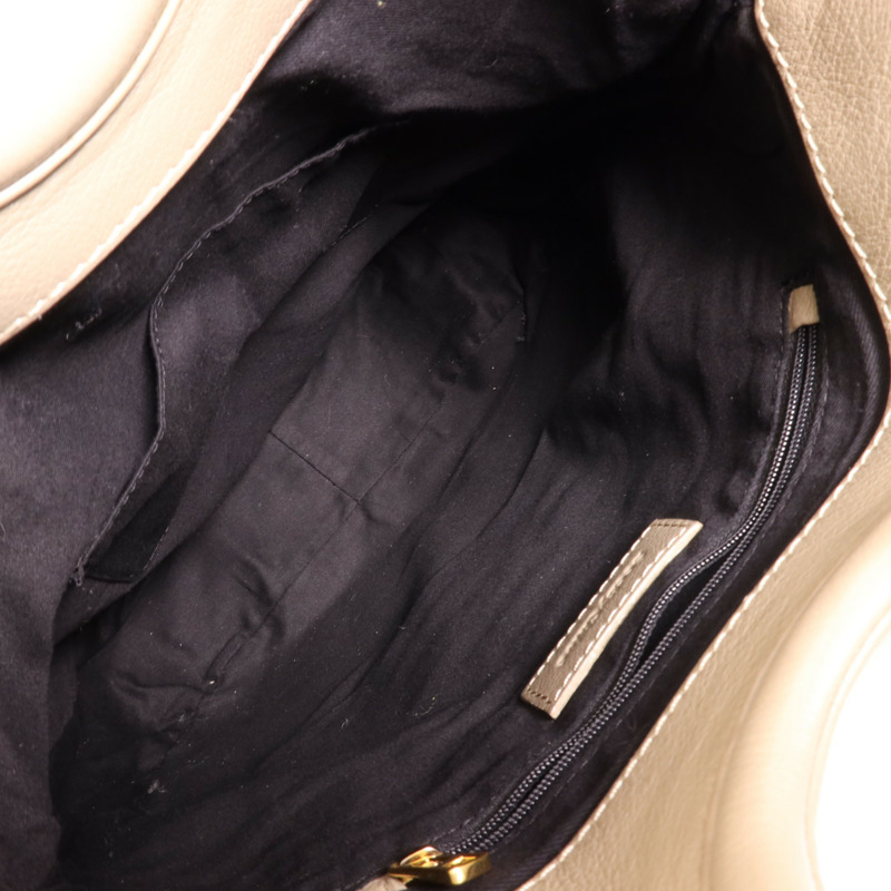 SEE BY CHLOE 牛皮皮革Shoulder Bag金扣手挽肩背兩用袋-4