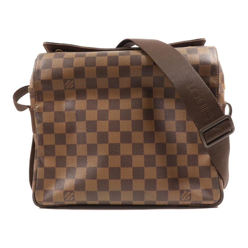 LOUIS VUITTON Damier Naviglio金扣肩背袋-0