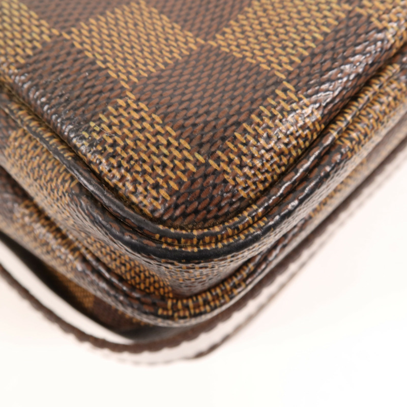 LOUIS VUITTON Damier Naviglio金扣肩背袋-11