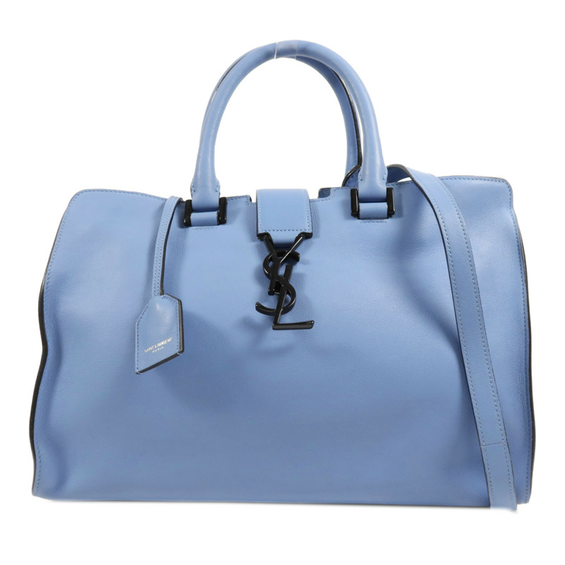 SAINT LAURENT 牛皮皮革Shoulder Bag手挽肩背兩用袋-0