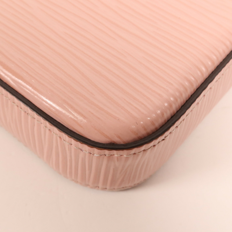 LOUIS VUITTON Epi Pochette Felicie銀扣鏈帶肩背袋-10