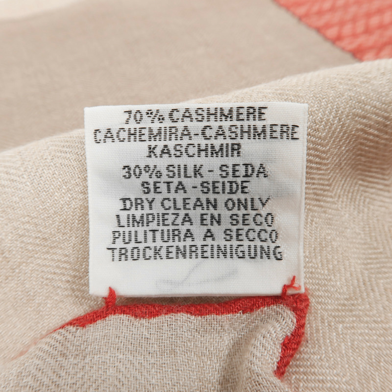 HERMES 羊絨/絲質Scarf 140x140圍巾-8