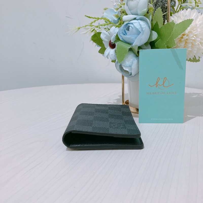 TK1857 LOUIS VUITTON 路易威登經典棋盤紋兩摺卡包POCKET ORGANIZER CARD HOLDER DAMIER-2