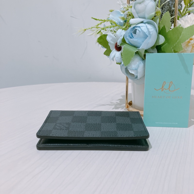 TK1857 LOUIS VUITTON 路易威登經典棋盤紋兩摺卡包POCKET ORGANIZER CARD HOLDER DAMIER-3