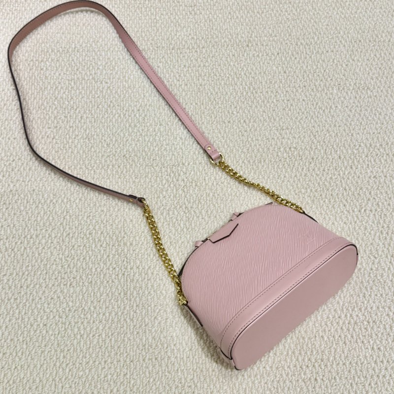 Louis Vuitton - 粉色EPI金釦ALMA BB斜背包-0