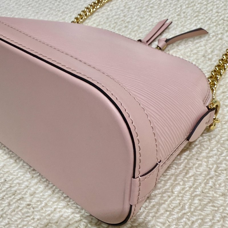 Louis Vuitton - 粉色EPI金釦ALMA BB斜背包-7