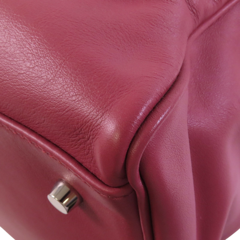 HERMES Swift皮革Kelly Relax 50銀扣肩背袋-11