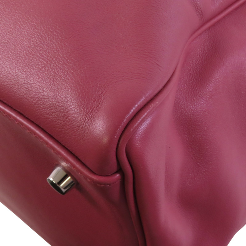 HERMES Swift皮革Kelly Relax 50銀扣肩背袋-13