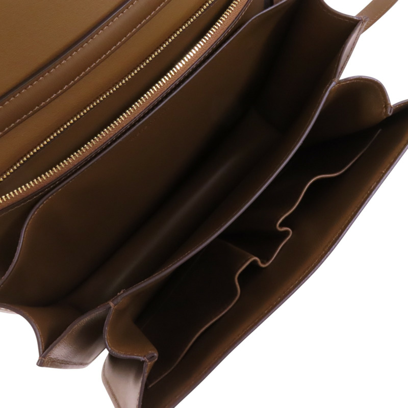CELINE 牛皮皮革Classic Box金扣肩背袋-4