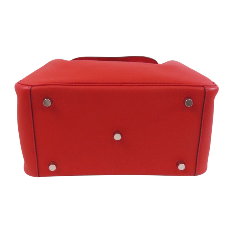 HERMES Clemence皮革Lindy 26銀扣肩背袋-3