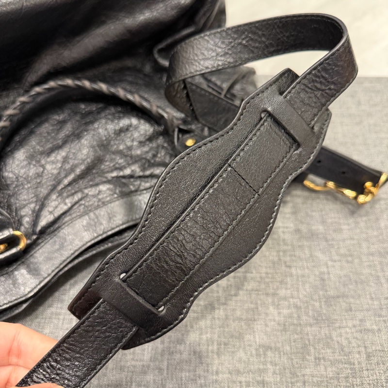 Balenciaga 巴黎世家 Velo 機車包 黑金-28