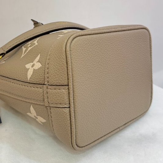 LV 斑鳩灰牛皮壓紋 NANO 水桶包-4