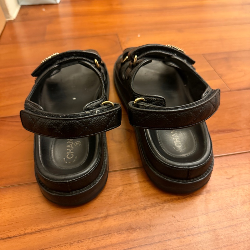 Chanel 經典格菱涼鞋-6