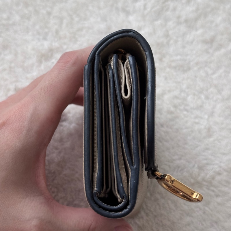 Dior短夾 馬鞍短夾 奶茶色-25