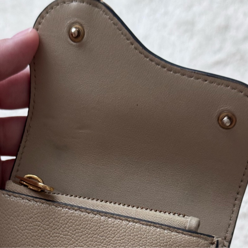 Dior短夾 馬鞍短夾 奶茶色-28