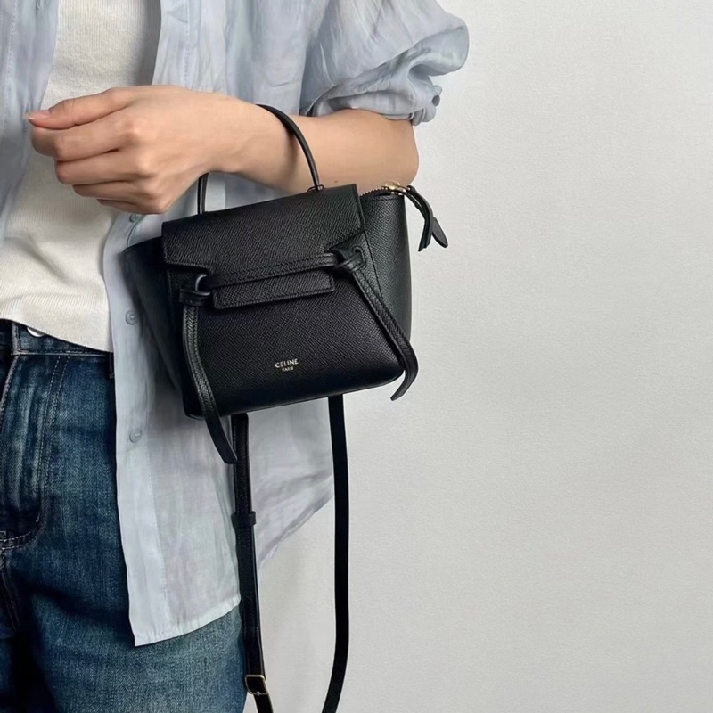 「JL精品代購」95新 Celine 黑鯰魚包-1