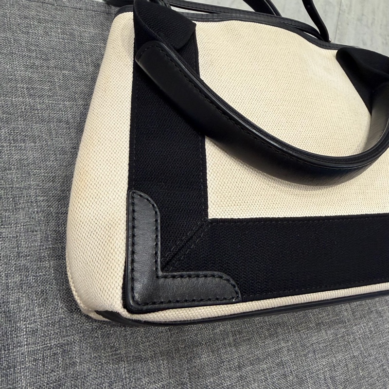 Balenciaga 巴黎世家 Navy Cabas XS 帆布包 托特包 子母包-13