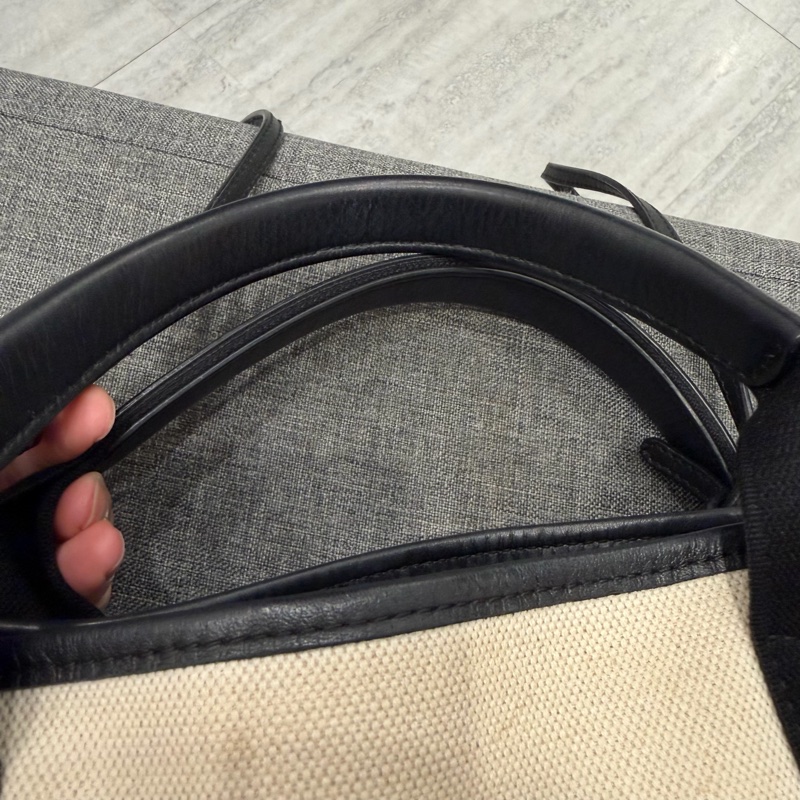 Balenciaga 巴黎世家 Navy Cabas XS 帆布包 托特包 子母包-34