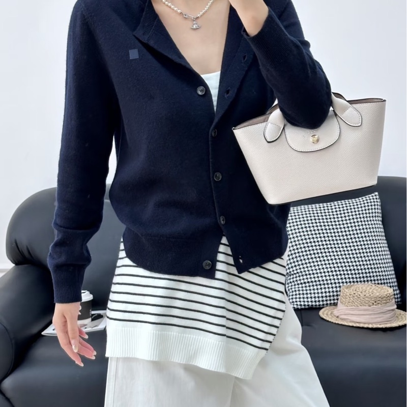 莉亞精品♡Longchamp 小托特 白色 近新閒置品-1