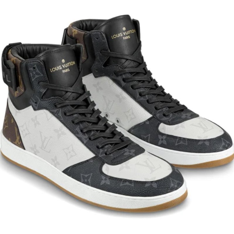 LV Rivoli 經典 高筒 運動鞋 球鞋 老花  咖啡 尺寸9.5-0