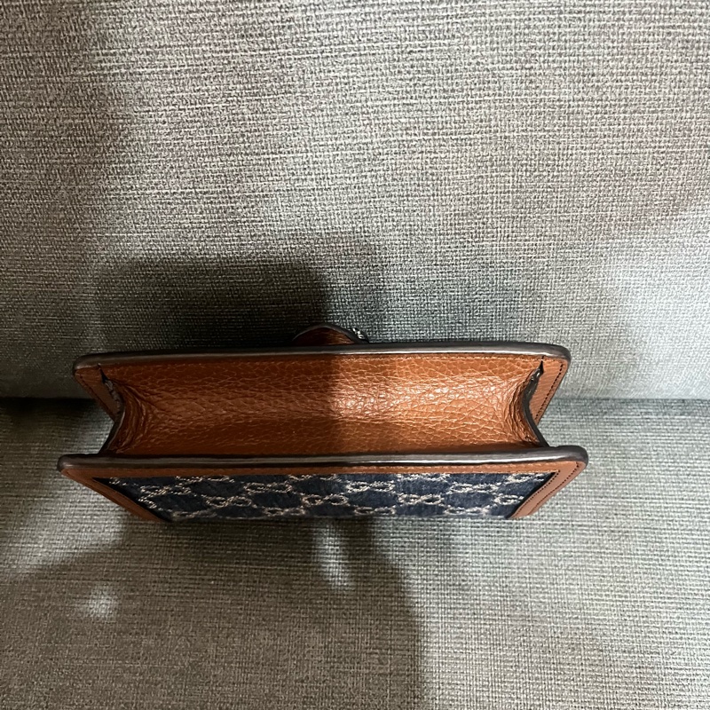 GUCCI 包包Dionysus#GG Supreme帆布酒神單寧mini斜背包#-18