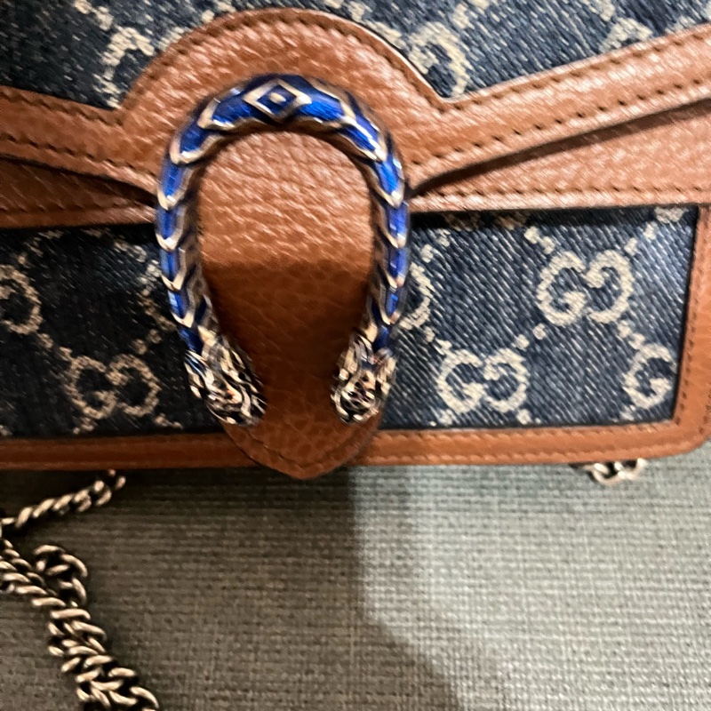 GUCCI 包包Dionysus#GG Supreme帆布酒神單寧mini斜背包#-26